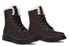 ANTIBrand – Tumbling Blood Skulls Fleece Lined Boots