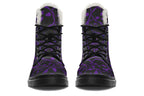 ANTIBrand– Tumbling Purple Skulls Fleece Lined Boots