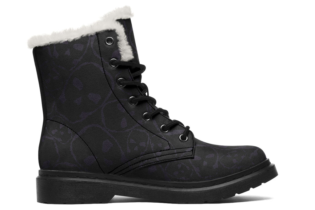ANTIBrand – Tumbling Skulls of Darkness Fleece Lined Boots