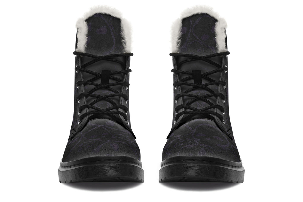 ANTIBrand – Tumbling Skulls of Darkness Fleece Lined Boots