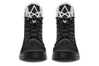 ANTIBrand Unicursal Hexagram Protection Fleece Lined Boots – Black
