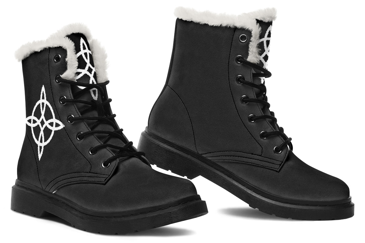 ANTIBrand Witches Knot Protection Fleece Lined Boots – Black