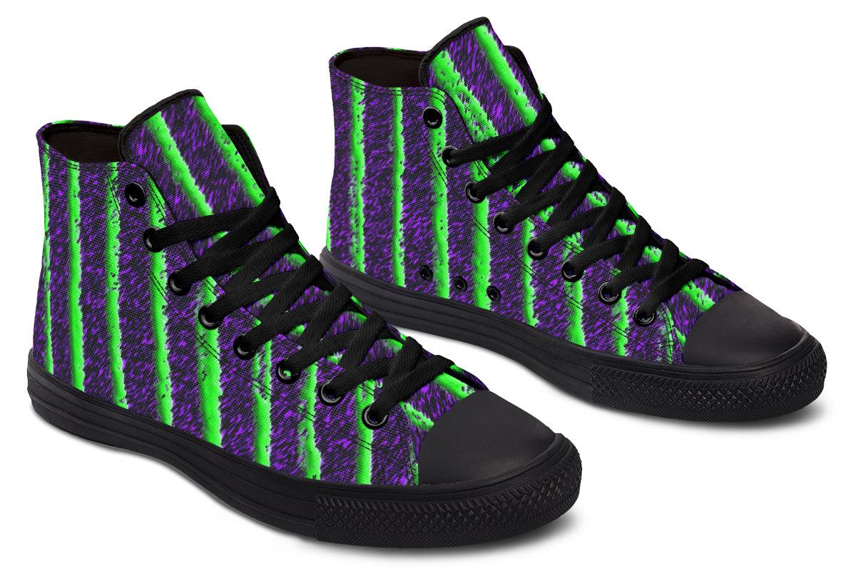 ANTIBrand Filed Under Dead Print High Top Shoes