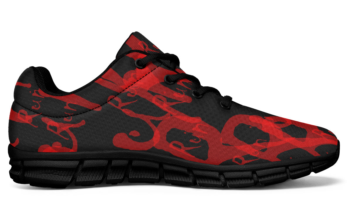 ANTIBrand Run Active Trainers - Creepy Motivational Print