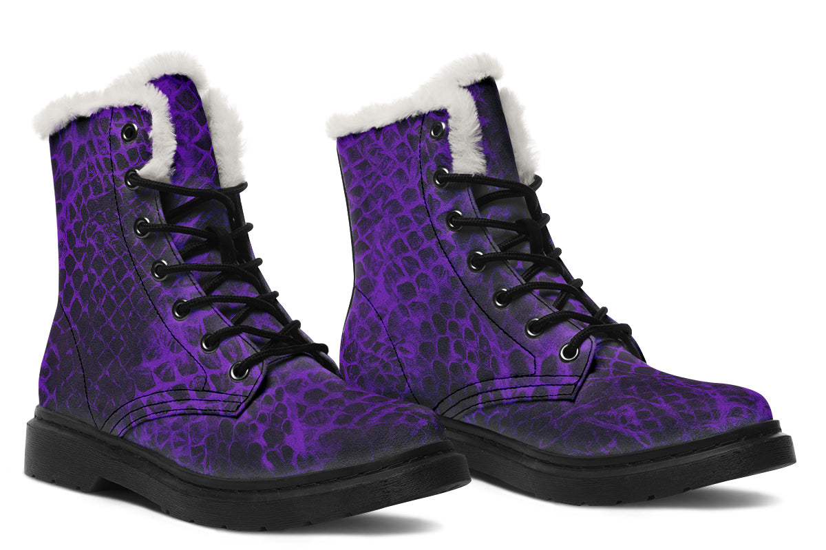 ANTIBrand Shedding Skin Demon Skin Fleece Lined Boots