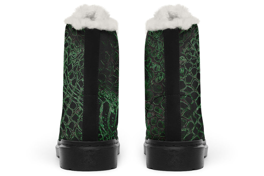 ANTIBrand Shedding Skin Dragon Skin Fleece Lined Boots