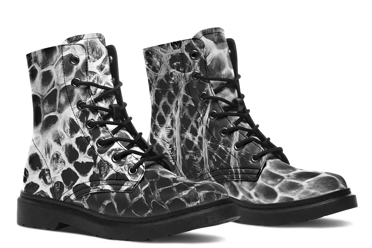 ANTIBrand Shedding Skin Snakeskin Effect Boots
