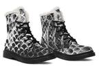 ANTIBrand Shedding Skin Snakeskin Effect Fleece Lined Boots