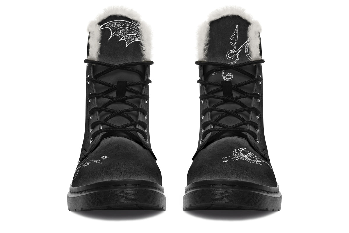 ANTIBrand Soul Flower Fleece Lined Boots