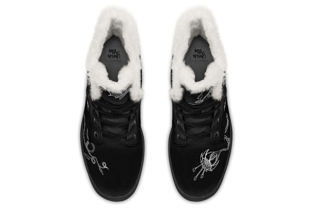 ANTIBrand Soul Flower Fleece Lined Boots