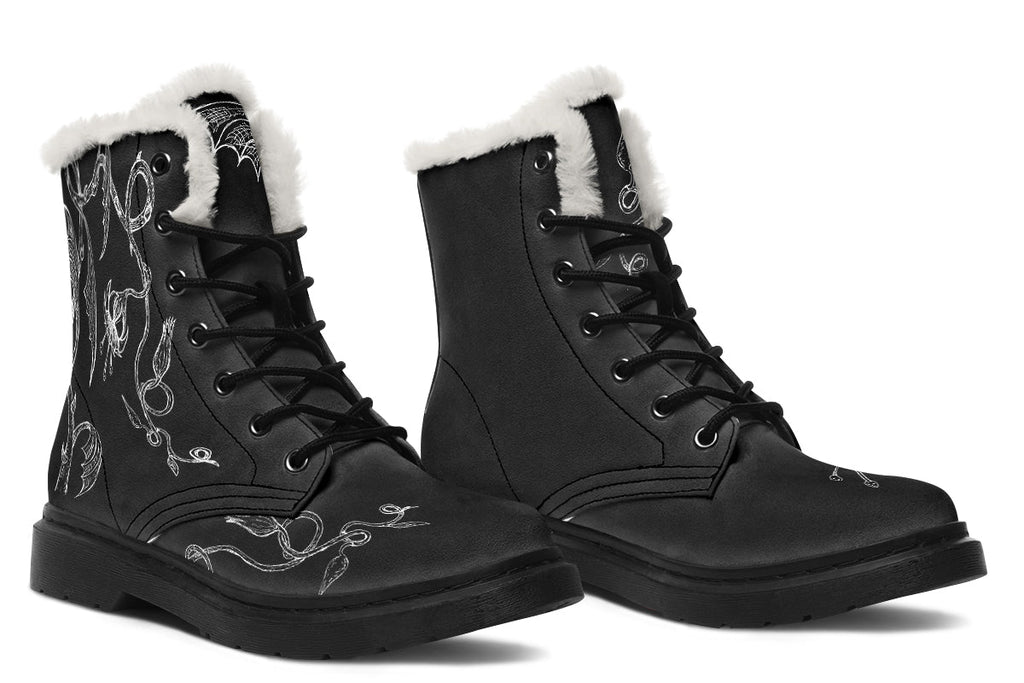 ANTIBrand Soul Flower Fleece Lined Boots