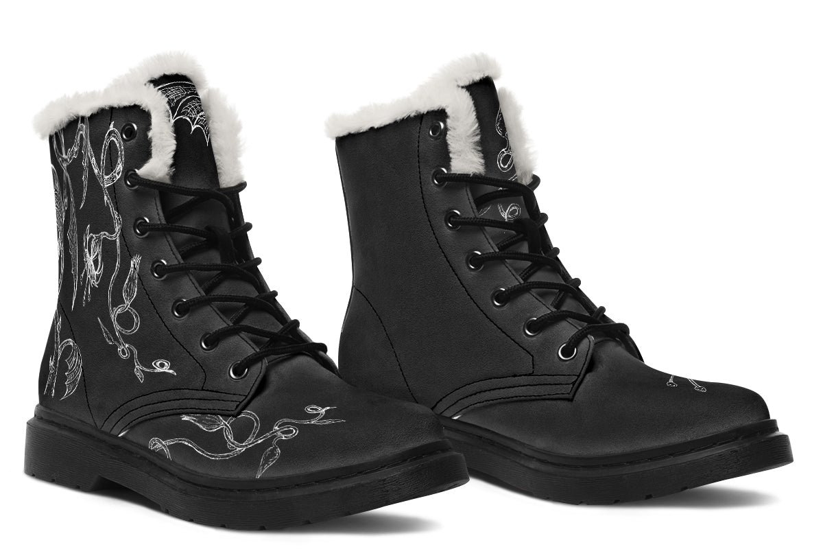 ANTIBrand Soul Flower Fleece Lined Boots