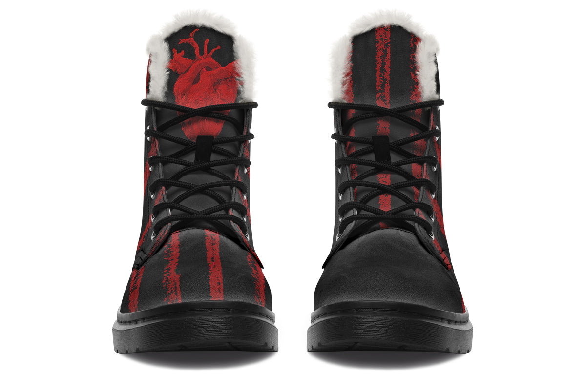 ANTIBrand Uncaged Heart Fleece Lined Boots