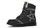 ANTIBrand Stitches for Witches Boots Fleece Lined Boots