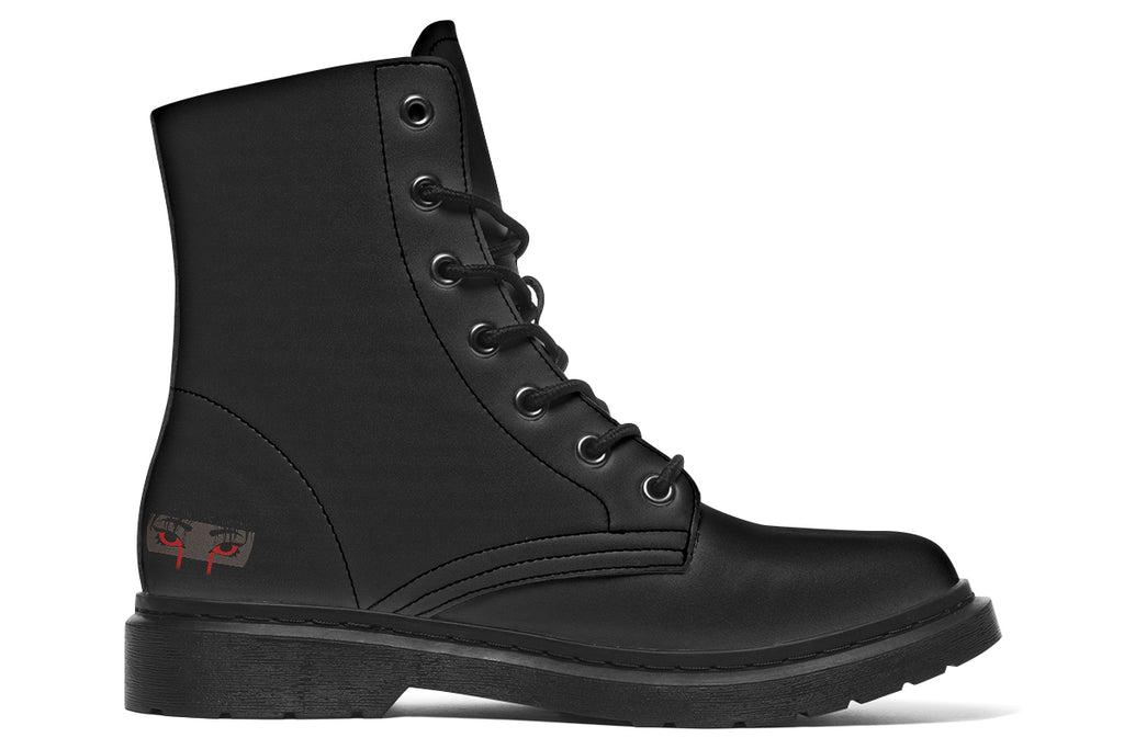 ANTIBrand x Tiago Ramos Ghost in the Circuit Faux Leather Combat Boots