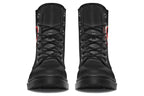 ANTIBrand x Tiago Ramos Ghost in the Circuit Faux Leather Combat Boots