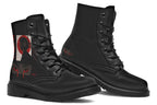 ANTIBrand x Tiago Ramos Ghost in the Circuit Faux Leather Combat Boots
