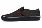 ANTIBrand Gothic Attitude The Tumbling Blood Skulls Slip-On Shoes