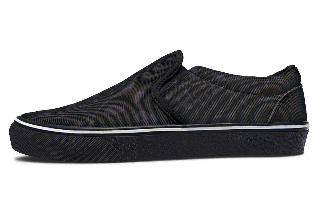 ANTIBrand Gothic Attitude The Tumbling Skulls of Darkness Slip-On Shoes