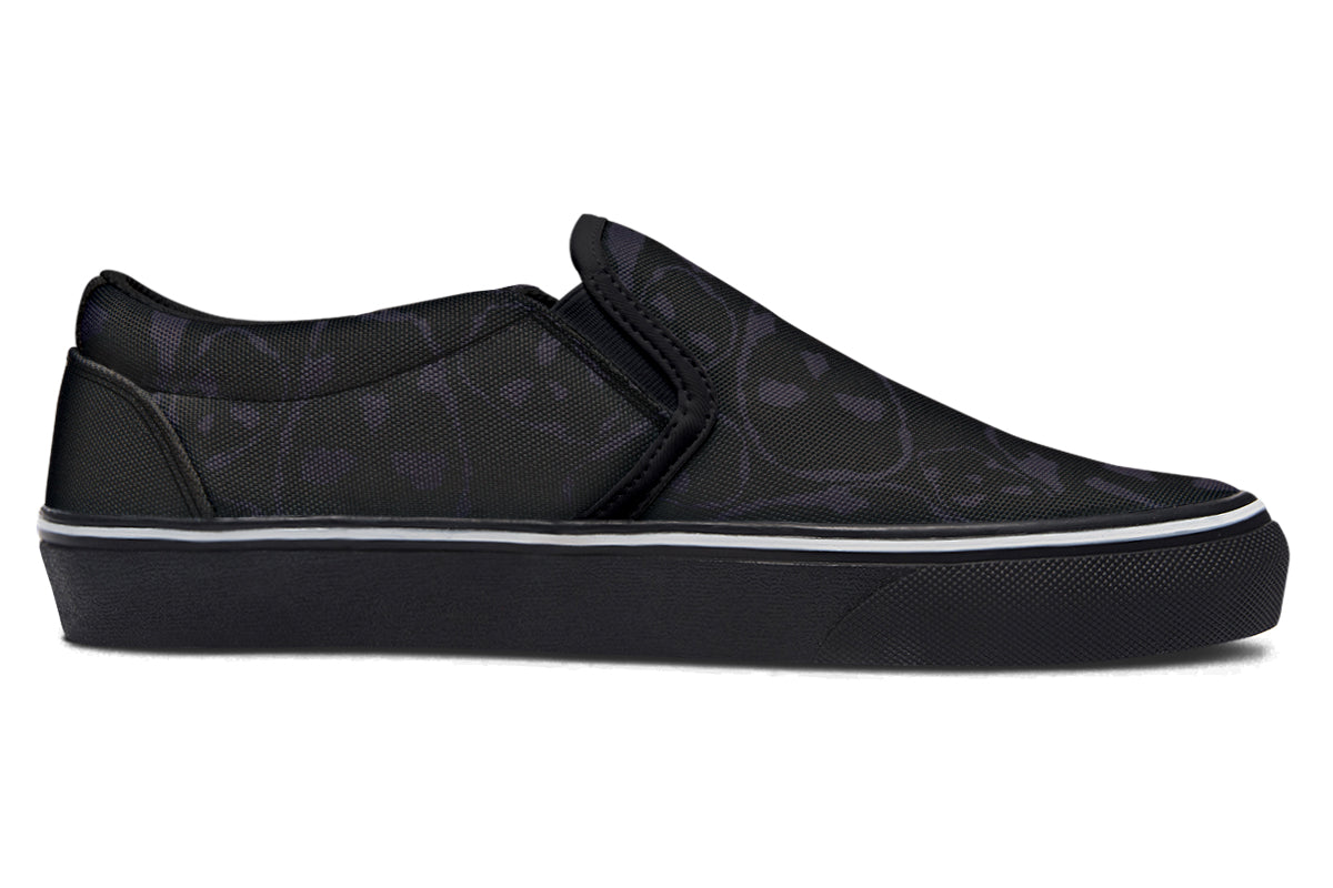 ANTIBrand Gothic Attitude The Tumbling Skulls of Darkness Slip-On Shoes