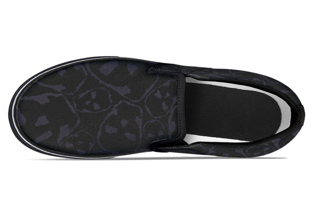 ANTIBrand Gothic Attitude The Tumbling Skulls of Darkness Slip-On Shoes