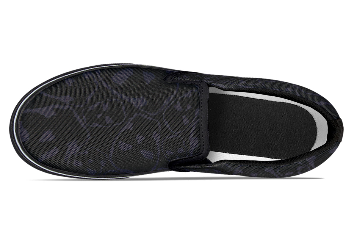 ANTIBrand Gothic Attitude The Tumbling Skulls of Darkness Slip-On Shoes