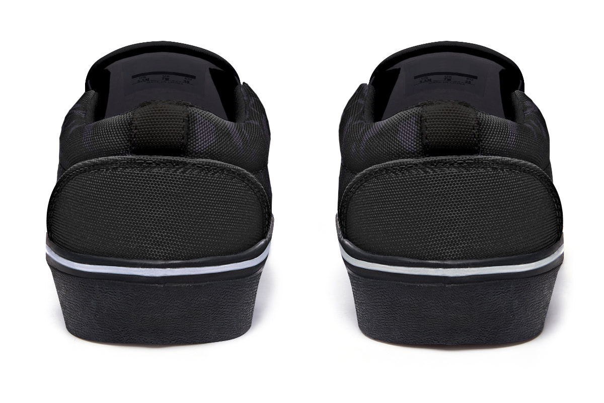 ANTIBrand Gothic Attitude The Tumbling Skulls of Darkness Slip-On Shoes