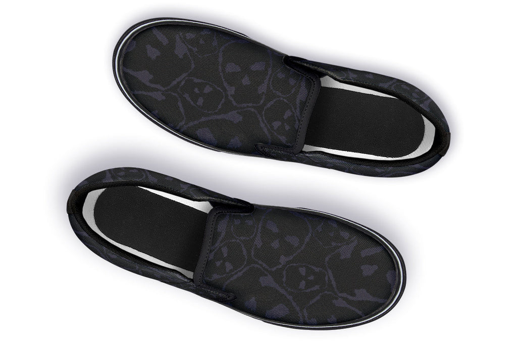 ANTIBrand Gothic Attitude The Tumbling Skulls of Darkness Slip-On Shoes
