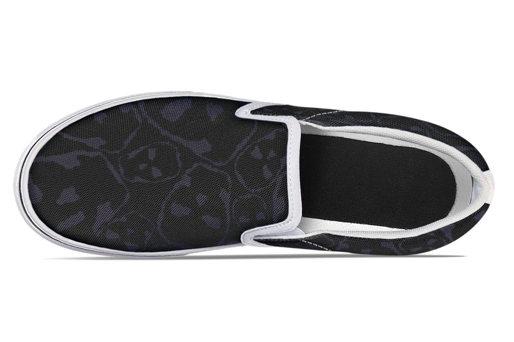 ANTIBrand Gothic Attitude The Tumbling Skulls of Darkness Slip-On Shoes
