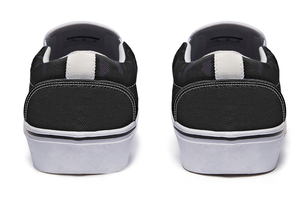 ANTIBrand Gothic Attitude The Tumbling Skulls of Darkness Slip-On Shoes