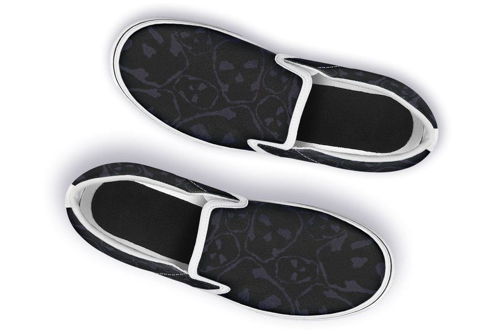 ANTIBrand Gothic Attitude The Tumbling Skulls of Darkness Slip-On Shoes