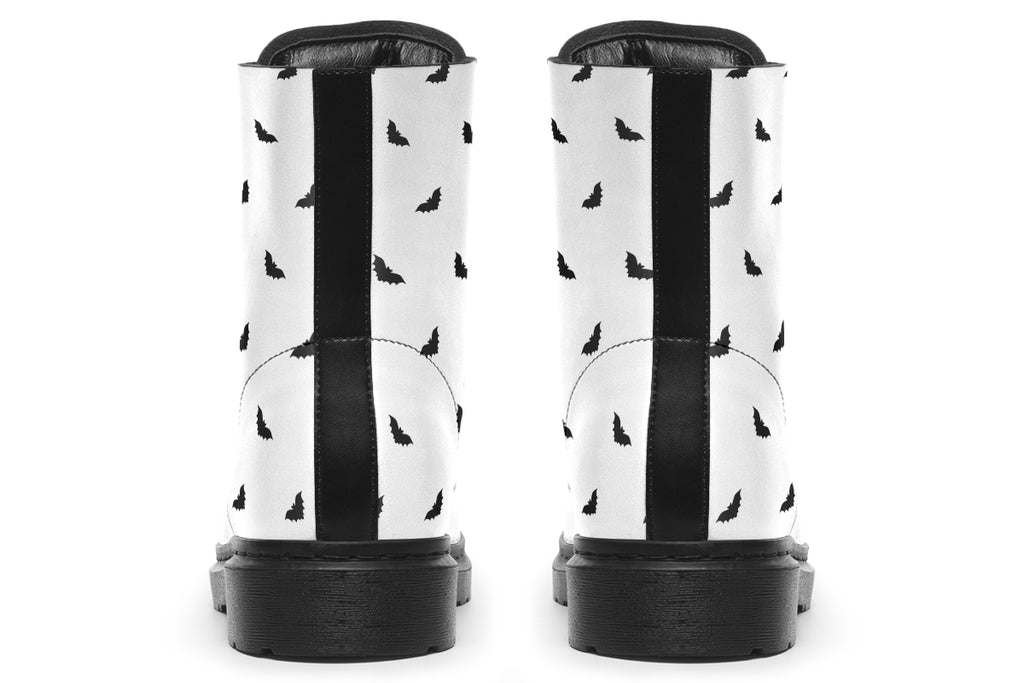 ANTIBrand Polka Bats Faux Leather Combat Boots