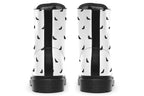 ANTIBrand Polka Bats Faux Leather Combat Boots