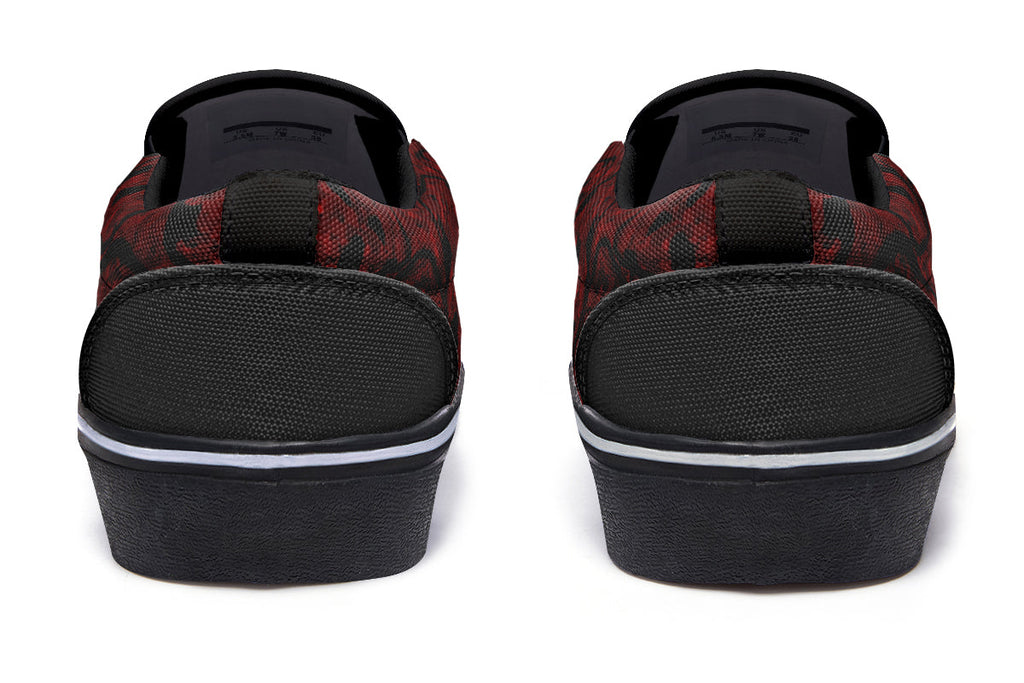 ANTIBrand Sanguine Haze Skulls Slip-On Shoes