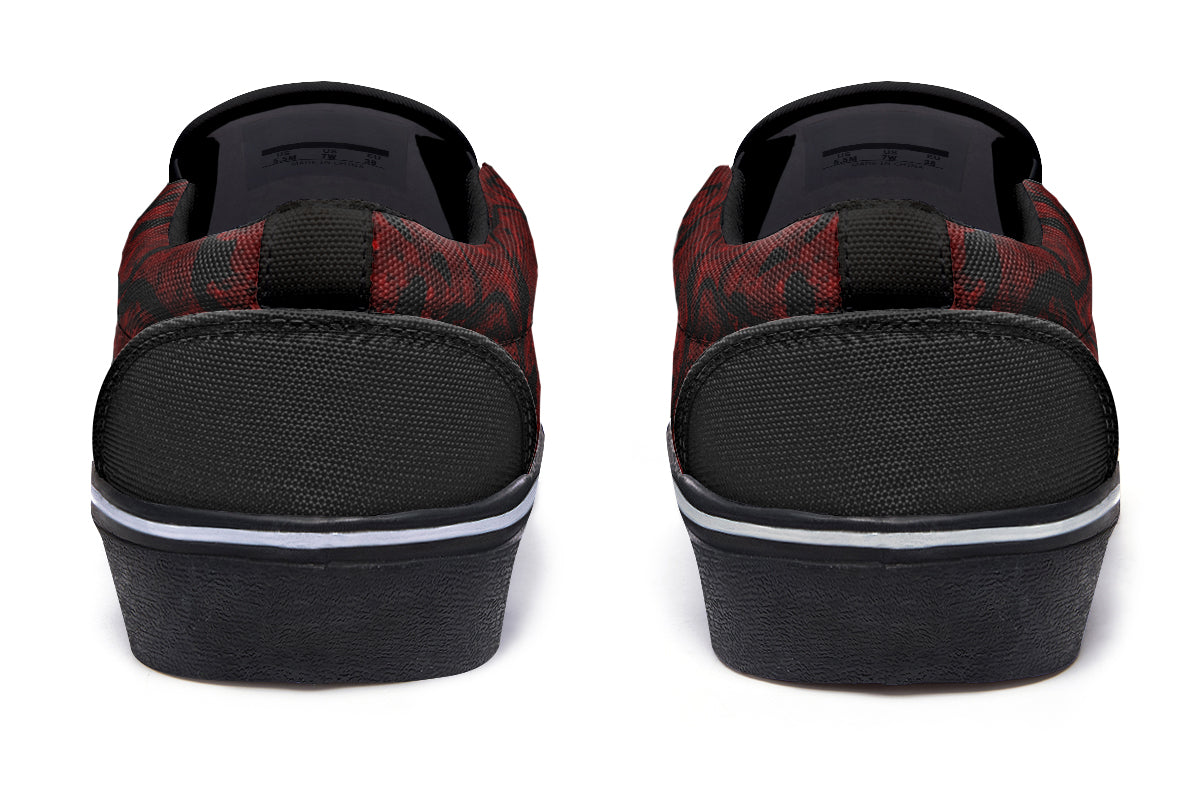 ANTIBrand Sanguine Haze Skulls Slip-On Shoes