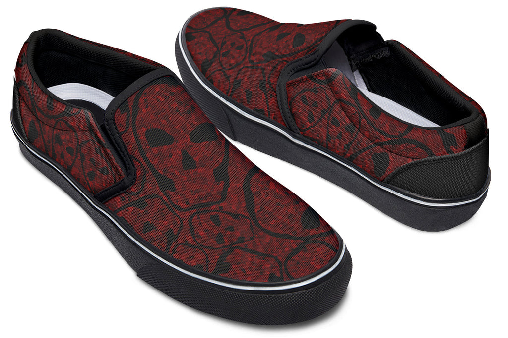 ANTIBrand Sanguine Haze Skulls Slip-On Shoes