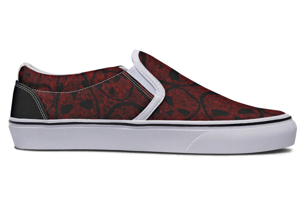 ANTIBrand Sanguine Haze Skulls Slip-On Shoes