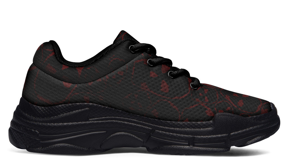 ANTIBrand The Tumbling Blood Skulls Chunky Trainers