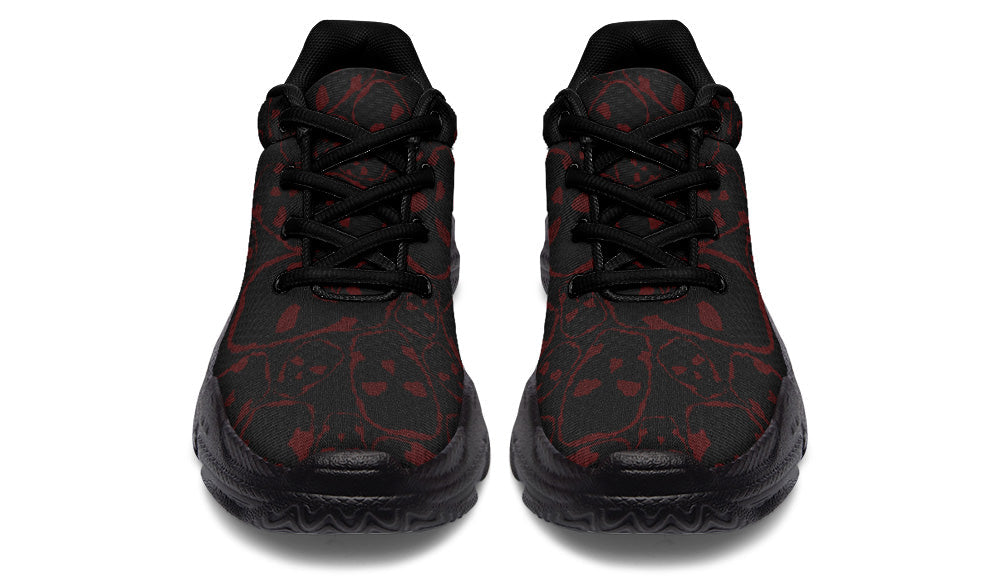 ANTIBrand The Tumbling Blood Skulls Chunky Trainers