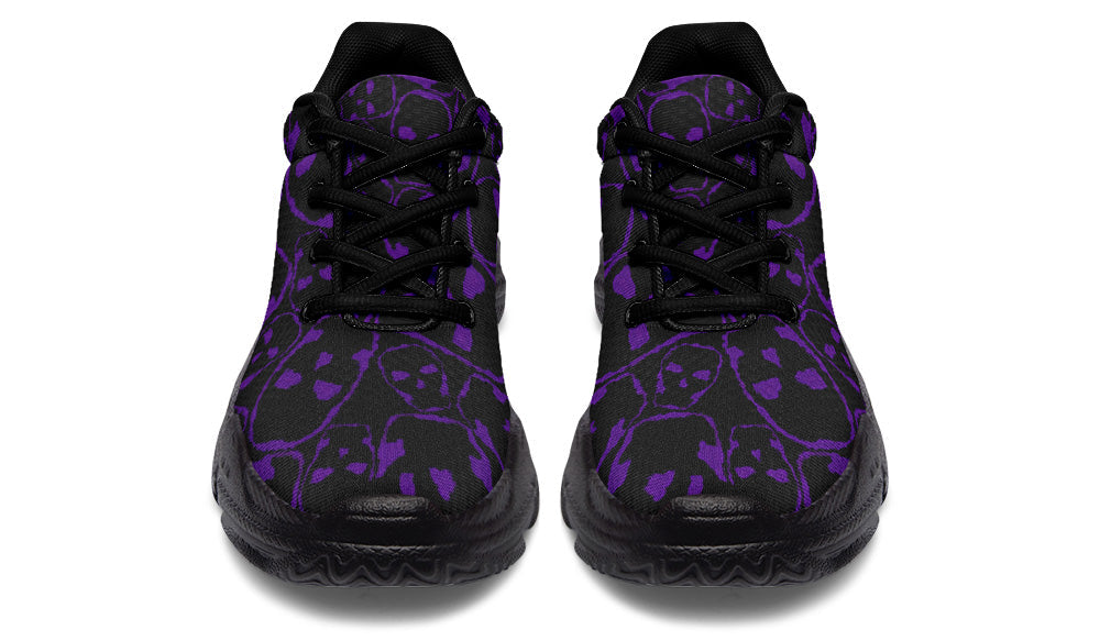ANTIBrand The Tumbling Purple Skulls Chunky Trainers