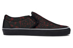 ANTIBrand Gothic Attitude The Tumbling Blood Skulls Slip-On Shoes