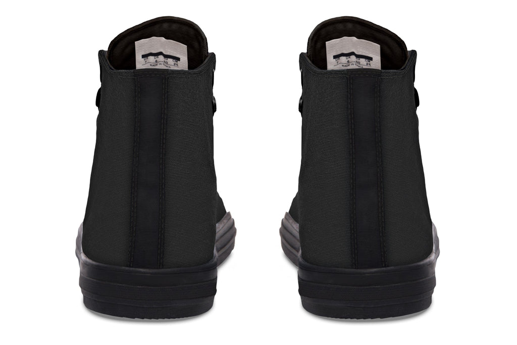 ANTIBrand – Black as Your Soul High Tops – All Black