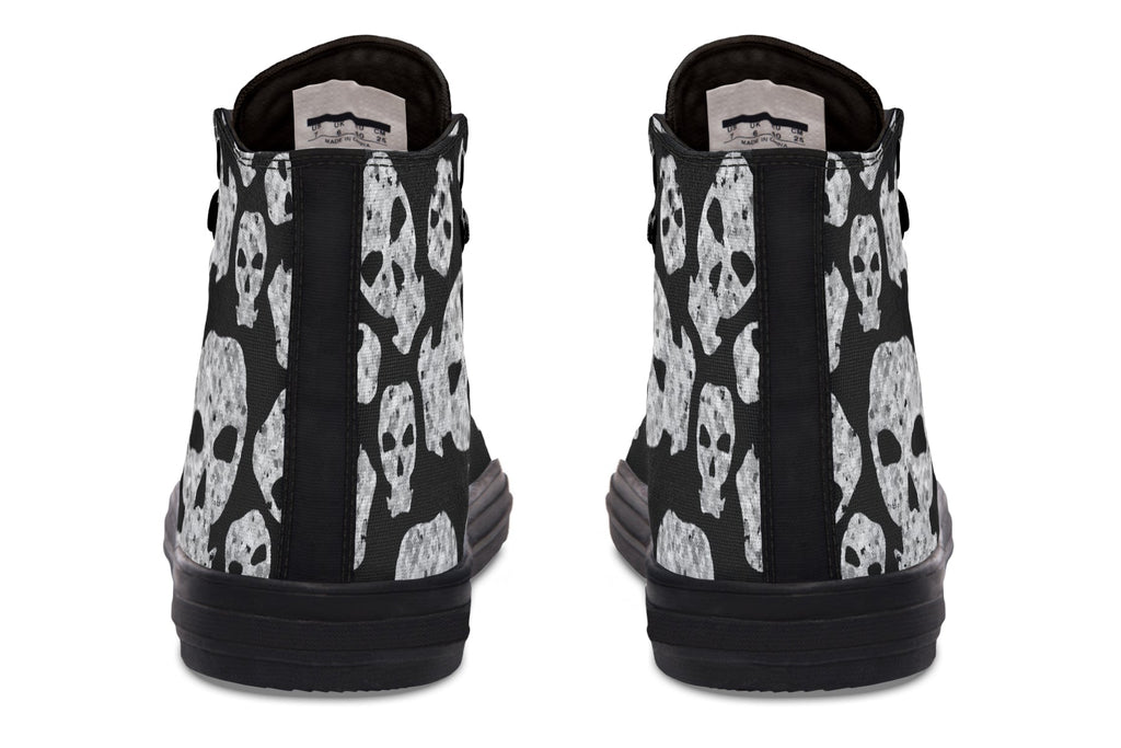 ANTIBrand – Ashes to Ashes High Tops – Skull Print
