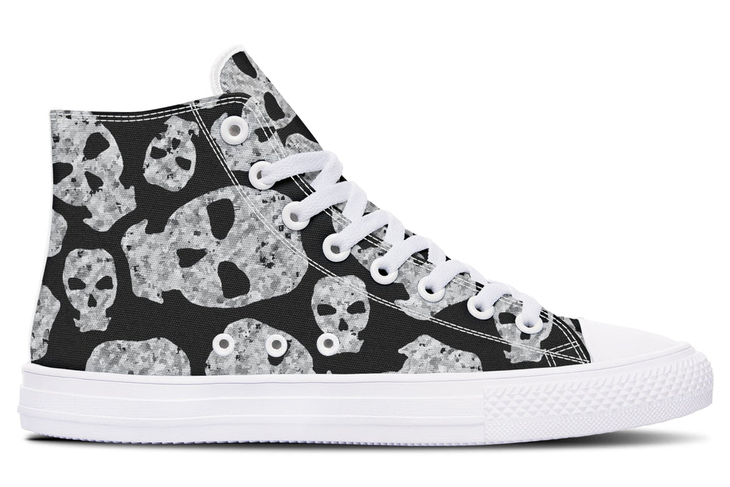 ANTIBrand – Ashes to Ashes High Tops – Skull Print
