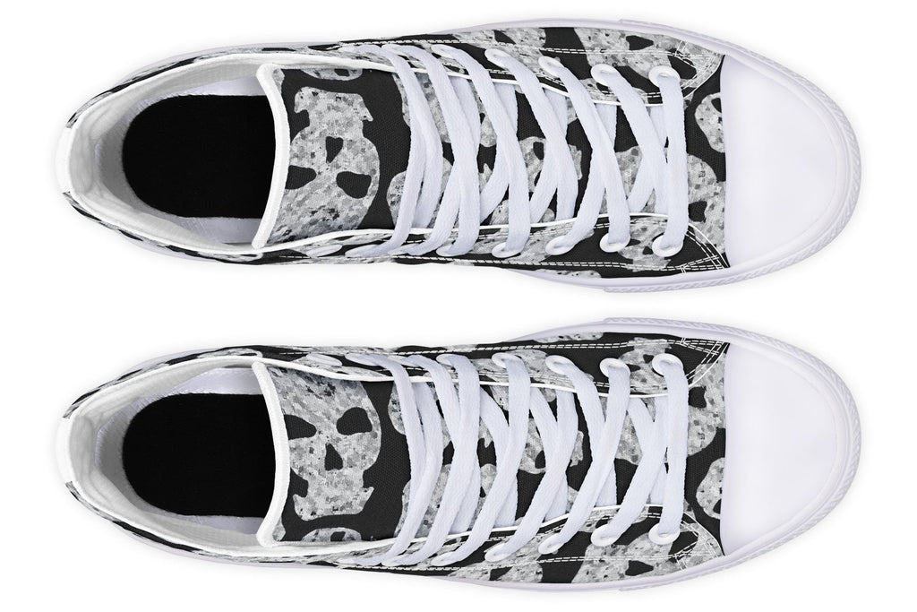 ANTIBrand – Ashes to Ashes High Tops – Skull Print