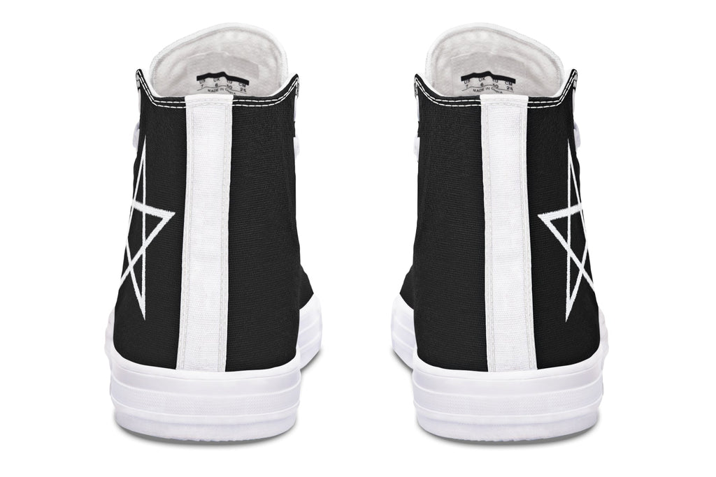 ANTIBrand – Pentagram Protection High Tops – Black