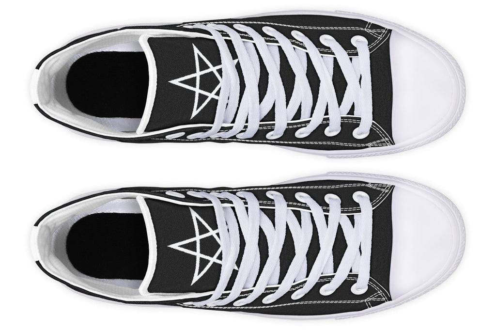 ANTIBrand – Pentagram Protection High Tops – Black