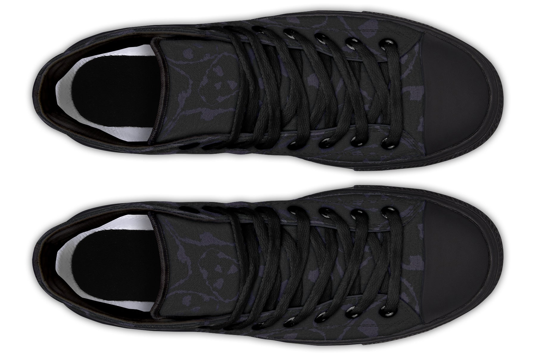 ANTIBrand – The Tumbling Skulls of Darkness High Tops – Black