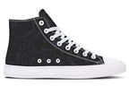 ANTIBrand – The Tumbling Skulls of Darkness High Tops – Black