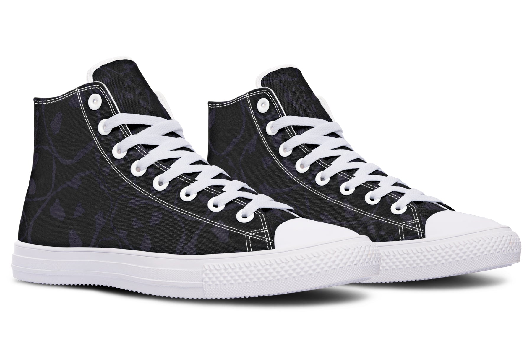 ANTIBrand – The Tumbling Skulls of Darkness High Tops – Black